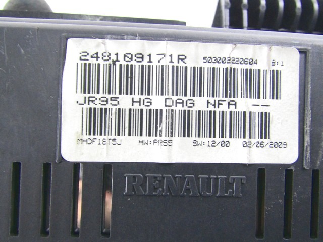 CUADRO DE INSTRUMENTOS OEM N. 248109171R PIEZAS DE COCHES USADOS RENAULT SCENIC/GRAND SCENIC (2009 - 2016) DIESEL DESPLAZAMIENTO 20 ANOS 2009