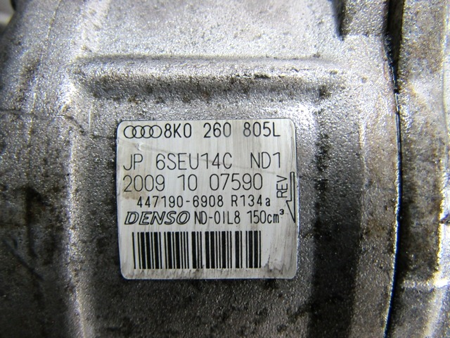 Compresor aire acondicionado AUDI A4 B8 8K2 BER/SW/CABRIO (2007 - 11/2011)  20 DIESEL  2010  (D)8K0260805L