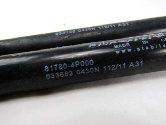 MUELLE D PRESI?N DEL GAS,TAPA PORTAMALET OEM N. 817704P000 817804P000 PIEZAS DE COCHES USADOS HYUNDAI I20 MK1 PB (2008 - 2012)DIESEL DESPLAZAMIENTO 14 ANOS 2011