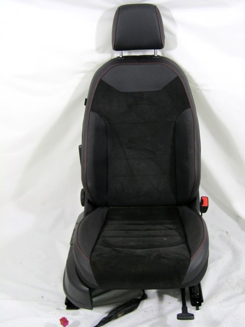 ASIENTO DE CUERO DELANTERO DERECHO DEL PASAJERO OEM N. 5QF881516B PIEZAS DE COCHES USADOS SEAT ATECA (DAL 2016)BENZINA DESPLAZAMIENTO 14 ANOS 2018