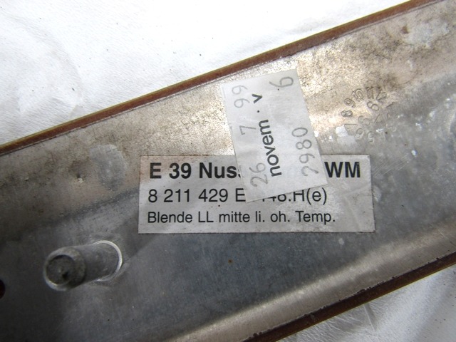 LISTONES AD. INTER. BRILLO INTENSO OEM N. 8211429 PIEZAS DE COCHES USADOS BMW SERIE 5 E39 BER/SW (1995 - 08/2000) DIESEL DESPLAZAMIENTO 30 ANOS 1999