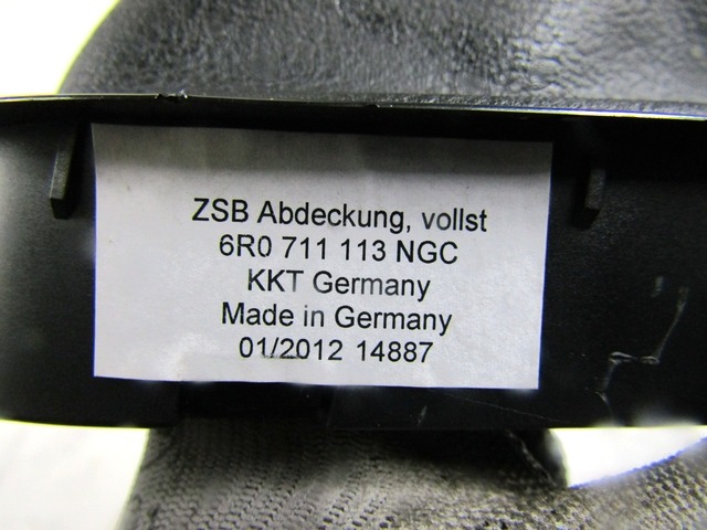 15 POLAINA DE CAMBIO DE MARCHAS OEM N. 6R0711113NGC PIEZAS DE COCHES USADOS VOLKSWAGEN POLO (06/2009 - 02/2014) BENZINA DESPLAZAMIENTO 12 ANOS 2012