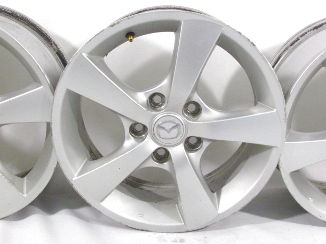 JUEGO DE RUEDAS DE ALEACI?N 15' OEM N. 17876 SET 4 CERCHI IN LEGA PIEZAS DE COCHES USADOS MAZDA 3 (2003 - 2006)DIESEL DESPLAZAMIENTO 16 ANOS 2005