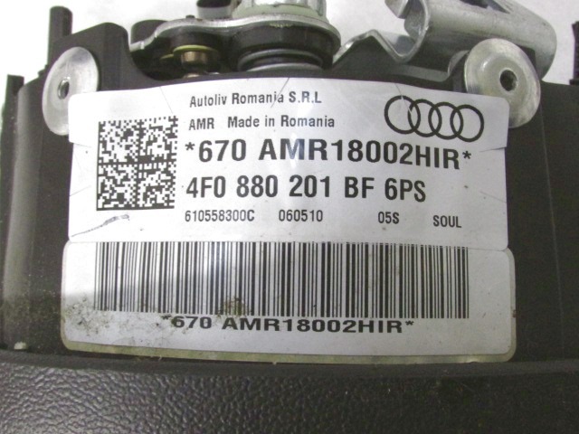 KIT AIRBAG COMPLETA OEM N. 30380 KIT AIRBAG COMPLETO PIEZAS DE COCHES USADOS AUDI A6 C6 4F2 4FH 4F5 RESTYLING BER/SW/ALLROAD (10/2008 - 2011) DIESEL DESPLAZAMIENTO 30 ANOS 2011