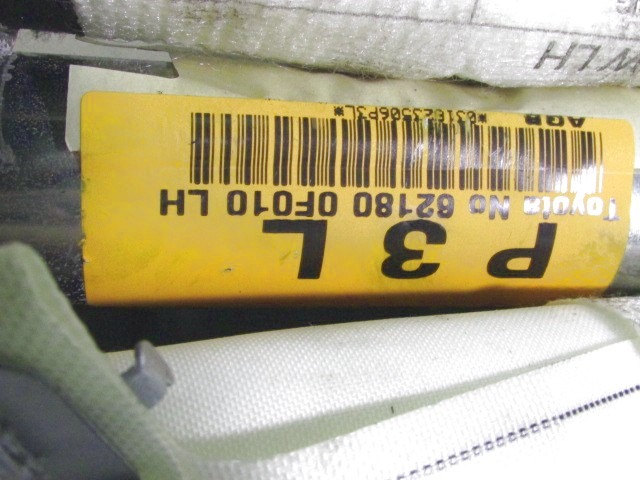 AIRBAG DE CABEZA, LADO IZQUIERDO OEM N. 62180-0F010 PIEZAS DE COCHES USADOS TOYOTA COROLLA VERSO (2004 - 2009) DIESEL DESPLAZAMIENTO 22 ANOS 2006