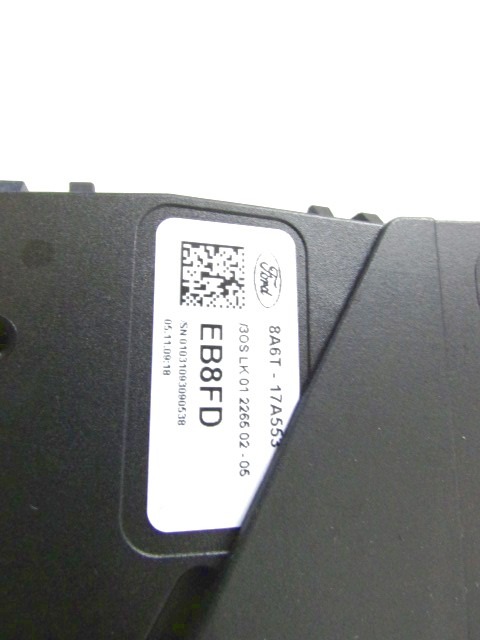 SOLO TURNO OEM N. 8A6T-17A553 PIEZAS DE COCHES USADOS FORD FIESTA (09/2008 - 11/2012) BENZINA DESPLAZAMIENTO 12 ANOS 2010