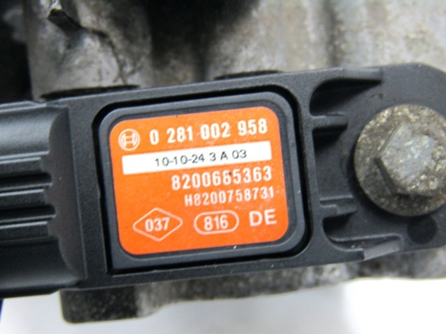 SENSOR PRESI?N GASES DE ESCAPE OEM N. 8200854280 PIEZAS DE COCHES USADOS RENAULT KOLEOS MK1 (2008 - 2011) DIESEL DESPLAZAMIENTO 20 ANOS 2011