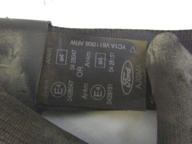 CINTUR?N DE SEGURIDAD OEM N. YC1A-V611B08-ARW PIEZAS DE COCHES USADOS FORD TRANSIT (2000 - 2006) DIESEL DESPLAZAMIENTO 24 ANOS 2003