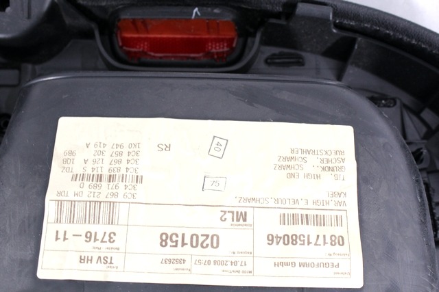 REVESTIM. PUERTA OEM N. 19959 PANNELLO INTERNO PORTA POSTERIORE PIEZAS DE COCHES USADOS VOLKSWAGEN PASSAT B6 3C BER/SW (2005 - 09/2010)  DIESEL DESPLAZAMIENTO 20 ANOS 2008