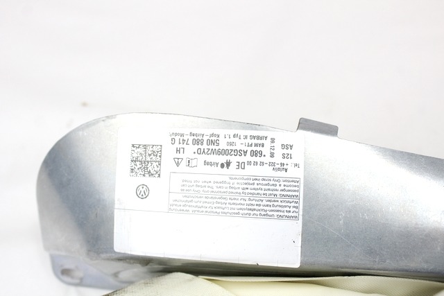 AIRBAG DE CABEZA, LADO IZQUIERDO OEM N. 5N0880741G PIEZAS DE COCHES USADOS VOLKSWAGEN TIGUAN (2007 - 2011)DIESEL DESPLAZAMIENTO 20 ANOS 2010