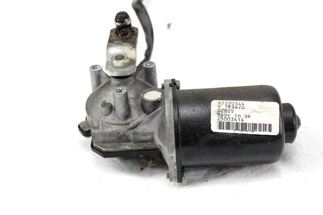 MOTOR DEL LIMPIAPARABRISAS OEM N. 17204 MOTORINO TERGIPARABREZZA PIEZAS DE COCHES USADOS OPEL MERIVA A (2003 - 2006) BENZINA DESPLAZAMIENTO 16 ANOS 2005