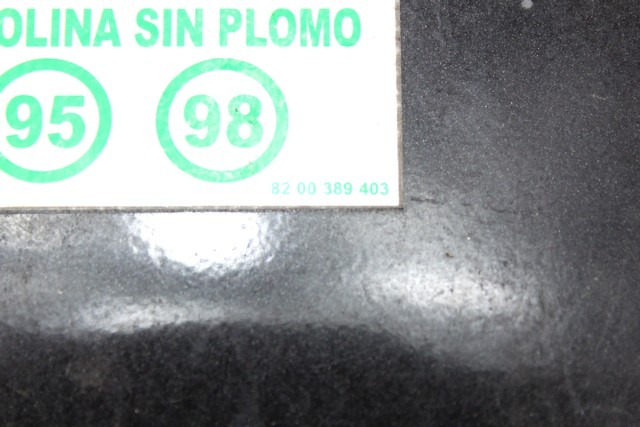 COLGAJO DE COMBUSTIBLE OEM N. 6001551099 PIEZAS DE COCHES USADOS DACIA SANDERO MK1 (2008 - 2012) BENZINA/GPL DESPLAZAMIENTO 14 ANOS 2009