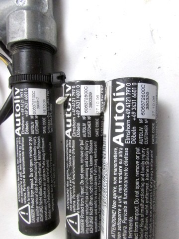 KIT AIRBAG COMPLETA OEM N. 19581 KIT AIRBAG COMPLETO PIEZAS DE COCHES USADOS CITROEN JUMPER (2006 - 2014) DIESEL DESPLAZAMIENTO 22 ANOS 2007