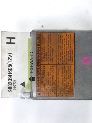 KIT AIRBAG COMPLETA OEM N. 24628 KIT AIRBAG COMPLETO PIEZAS DE COCHES USADOS NISSAN X-TRAIL T 30 (2001-08/2007) DIESEL DESPLAZAMIENTO 22 ANOS 2002