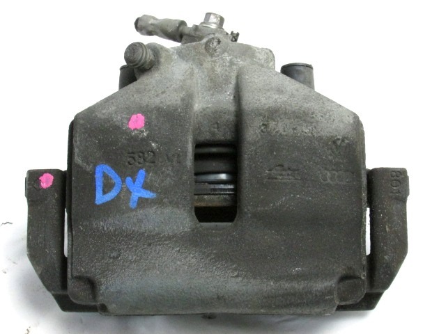 DERECHO DELANTERO FRENO OEM N. 1K0615124E PIEZAS DE COCHES USADOS VOLKSWAGEN TOURAN 1T2 (2006 - 2010)DIESEL DESPLAZAMIENTO 19 ANOS 2006