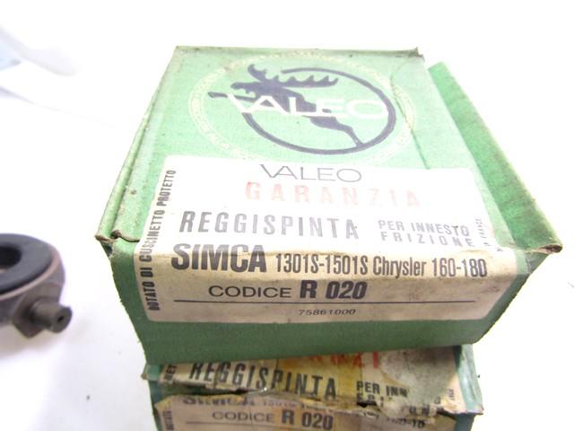 R020 CUSCINETTO REGGISPINTA DISTACCO FRIZIONE VALEO SIMCA 1301 1.3 B 51 KW RICAMBIO NUOVO (COMPATIBILE CON SIMCA 1301S 1501S CHRISLER 160 180)