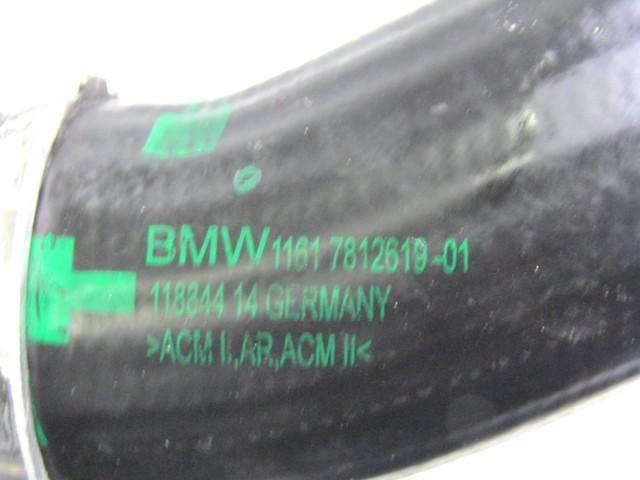 11617812619 MANICOTTO TUBO ALTAPRESSIONE INTERCOOLER BMW X1 E84 2.0 D 85KW 6M 5P (2013) RICAMBIO USATO 