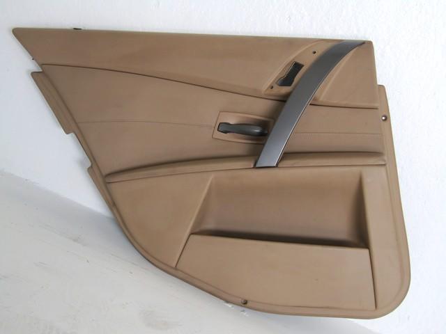 51427078793 PANNELLO INTERNO PORTA POSTERIORE SINISTRA BMW SERIE 5 530D 3.0 D 160KW AUT 5P (2004) RICAMBIO USATO 