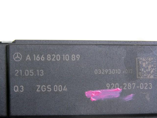 A1668201089 CENTRALINA AMPLIFICATORE ANTENNA MERCEDES CLASSE B 200 W246 1.8 D 100KW 6M 5P (2013) RICAMBIO USATO 
