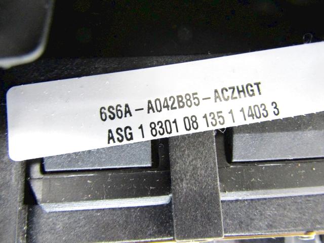 6S6A-A042B85-ACZHGT AIRBAG VOLANTE GUIDATORE FORD FIESTA 1.4 D 50KW 5M 3P (2008) RICAMBIO USATO 