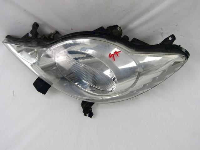 81150-0H030 FARO FANALE ANTERIORE SINISTRO PEUGEOT 107 1.0 B 50KW 5M 5P (2007) RICAMBIO USATO SUPPORTO DANNEGGIATO