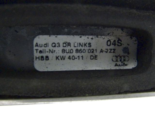 8U0860021A2ZZ COPPIA BARRE TETTO PORTATUTTO AUDI Q3 2.0 D 4X4 130KW AUT 5P (2012) RICAMBIO USATO 8U0860022A2ZZ