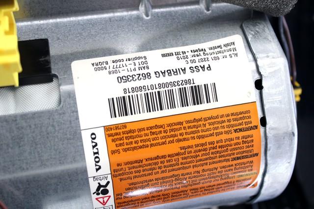 31295109 KIT AIRBAG VOLVO V50 SW 1.6 D 84KW 6M 5P (2010) RICAMBIO USATO CON PRETENSIONATORI CINTURE DI SICUREZZA ANTERIORI E POSTERIORI, CENTRALINA AIRBAG, AIRBAG VOLANTE GUIDATORE, AIRBAG PASSEGGERO, CRUSCOTTO 8623347 39889251 8623350