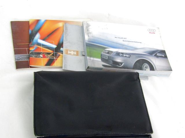 SET LIBRETTI USO E MANUTENZIONE AUDI A3 1.9 D 77KW 5M 3P (2003) RICAMBIO USATO