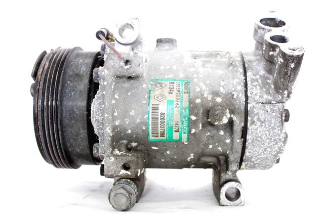 8200037058 COMPRESSORE CLIMATIZZATORE CLIMA A/C RENAULT CLIO 1.2 B 43KW 5M 5P (2003) RICAMBIO USATO