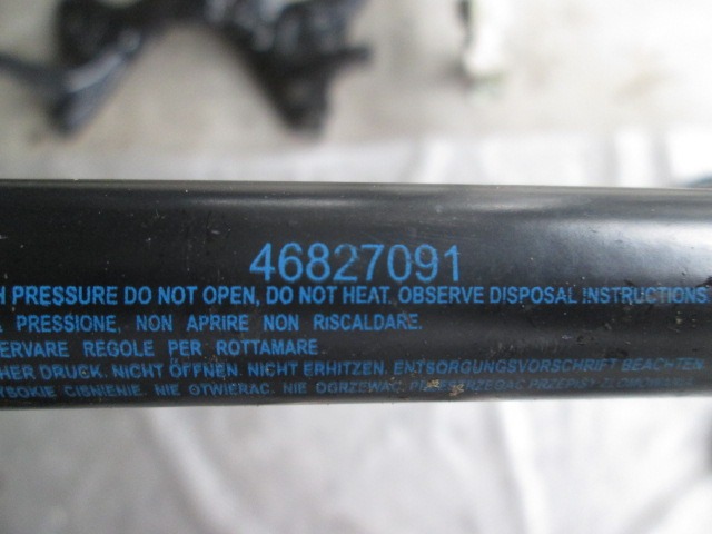 MUELLE D PRESI?N DEL GAS,TAPA PORTAMALET OEM N. 46827091 PIEZAS DE COCHES USADOS FIAT PANDA 169 (2009 - 2011) BENZINA/METANO DESPLAZAMIENTO 12 ANOS 2009