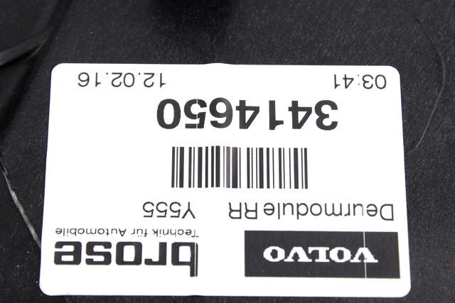 31276218 MOTORINO MECCANISMO ALZA-VETRO ALZA-CRISTALLO PORTA POSTERIORE DESTRA VOLVO V40 D2 2.0 D 88KW AUT 5P (2016) RICAMBIO USATO 31378401