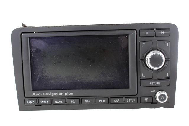 8P0035193B AUTORADIO SISTEMA DI NAVIGAZIONE SATELLITARE NAVIGATION PLUS AUDI A3 CABRIOLET 2.0 D 103KW AUT 2P (2009) RICAMBIO USATO