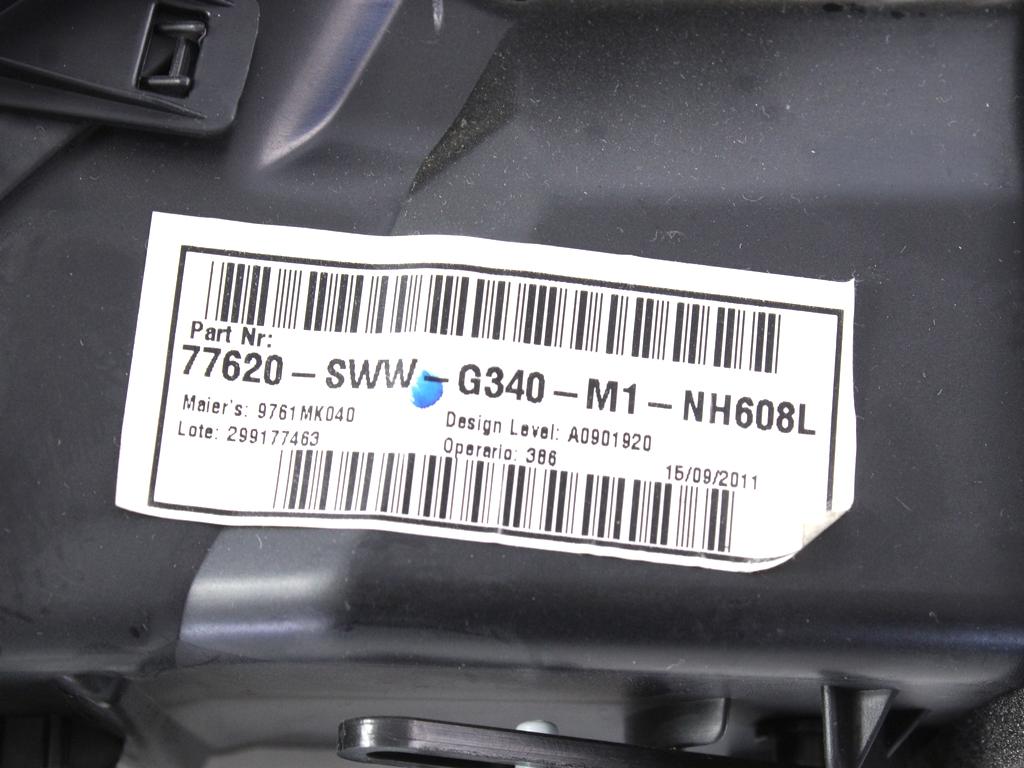 77620-SWW-G340-M1 BOCCHETTA AERAZIONE CRUSCOTTO LATO SINISTRO HONDA CR-V 2.2 D 4X4 110KW 6M 5P (2012) RICAMBIO USATO 77620-SWA