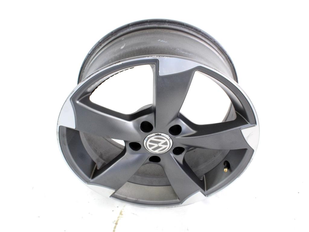 CERCHIO IN LEGA AFTERMARKET DA 17 POLLICI 5 FORI 7.5JX17H2 ET 25 VOLKSWAGEN SCIROCCO 1.4 B 90KW 6M 3P (2009) RICAMBIO USATO INTERASSE 5X112