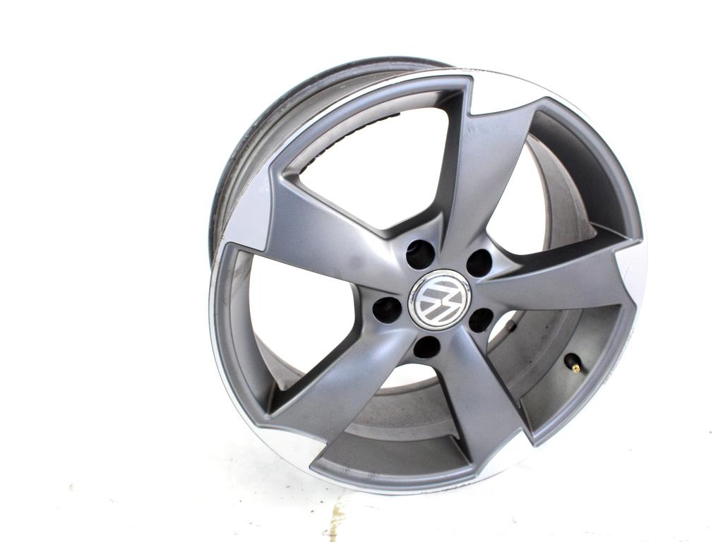 CERCHIO IN LEGA AFTERMARKET DA 17 POLLICI 5 FORI 7.5JX17H2 ET 25 VOLKSWAGEN SCIROCCO 1.4 B 90KW 6M 3P (2009) RICAMBIO USATO INTERASSE 5X112