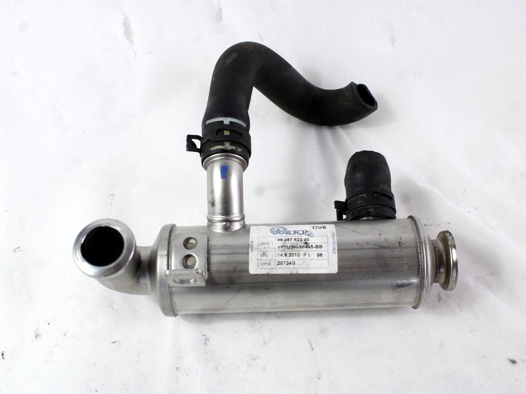 9646762280 RADIATORE SCARICO GAS EGR PEUGEOT 5008 1.6 D 80KW AUT 5P (2010) RICAMBIO USATO