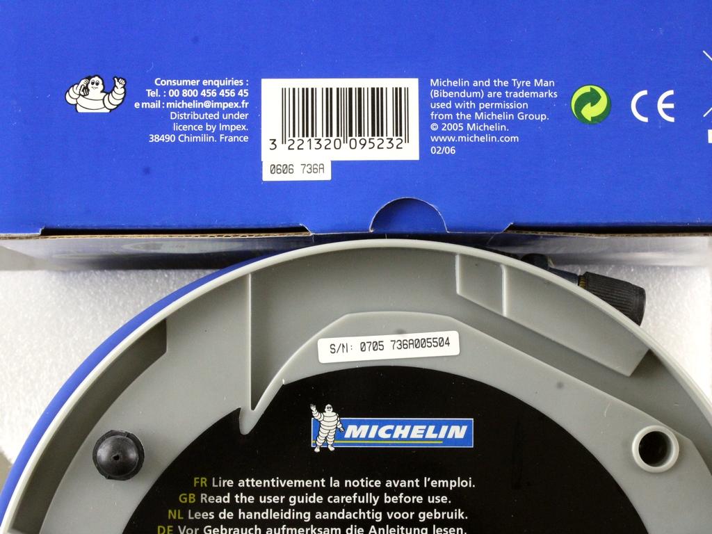 3221320095232 COMPRESSORE GONFIAGGIO PNEUMATICI MICHELIN RICAMBIO NUOVO