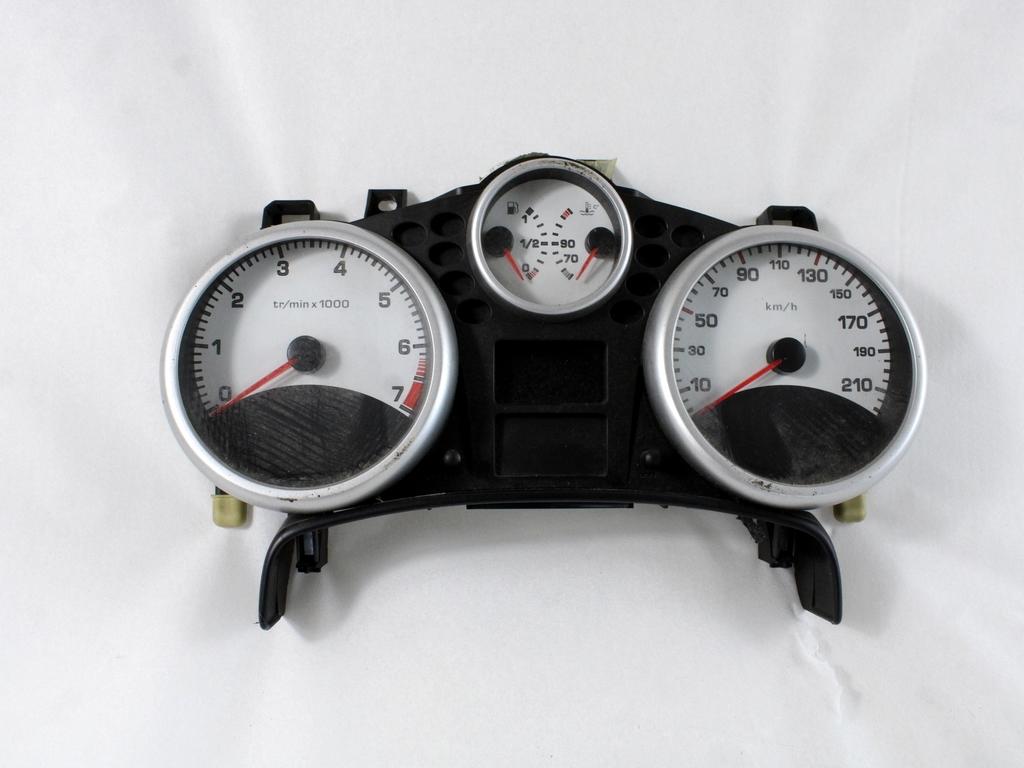 9666132380 QUADRO STRUMENTI CONTACHILOMETRI PEUGEOT 207 1.4 G 54KW 5M 5P (2009) RICAMBIO USATO