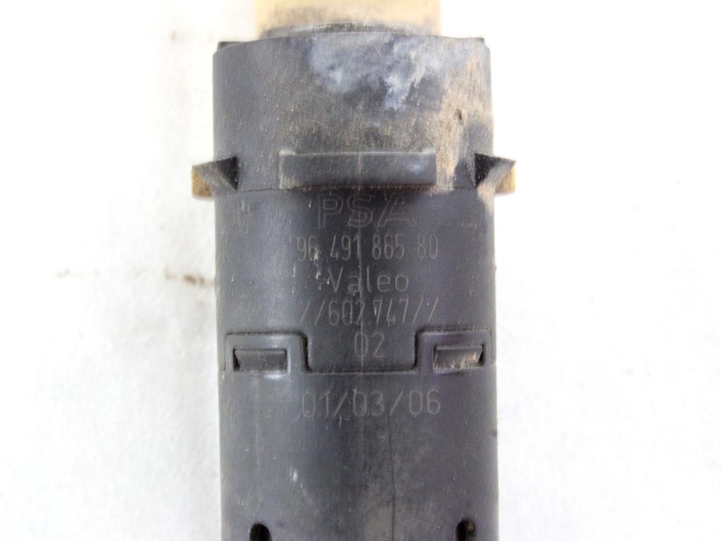 9649186580 SENSORE DI PARCHEGGIO CITROEN C2 1.4 D 50KW 5M 3P (2006) RICAMBIO USATO