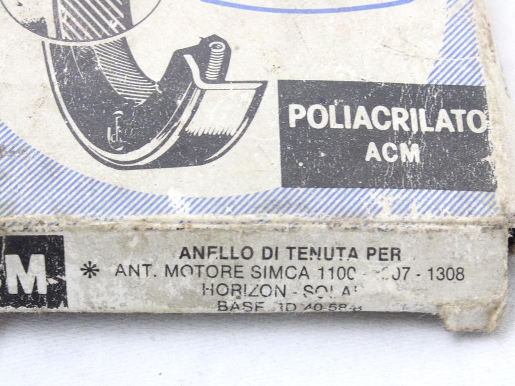 GUARNIZIONE PARAOLIO MOTORE CORTECO SIMCA 1100 1.2 B (1971) RICAMBIO NUOVO 40-58-8