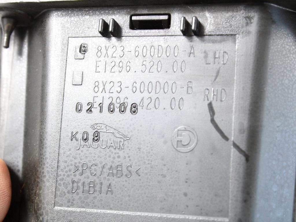 8X23-600D00-A CASSETTO PORTAOGGETTI JAGUAR XF 3.0 B 175KW AUT 4P (2009) RICAMBIO USATO