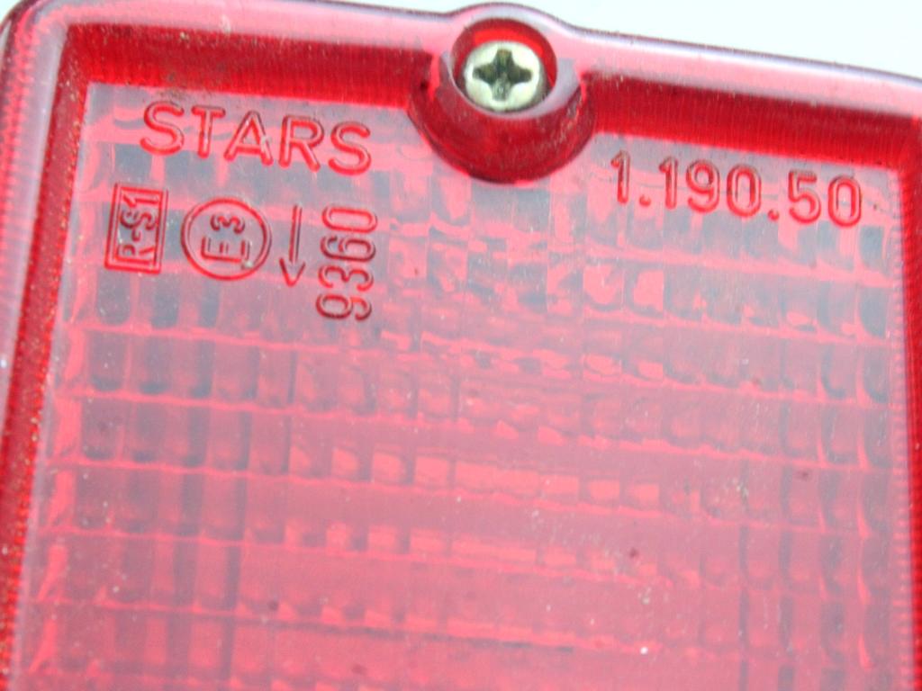 4344281 FARO FANALE POSTERIORE SINISTRO STARS 128 1.3 5P (1973) RICAMBIO NUOVO 119050 9362