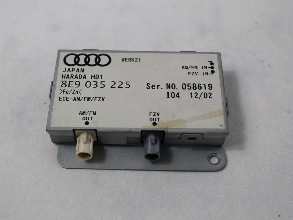 8E9035225 CENTRALINA AMPLIFICATORE ANTENNA AUDI A4 SW 1.9 D 96KW 5M 5P (2002) RICAMBIO USATO