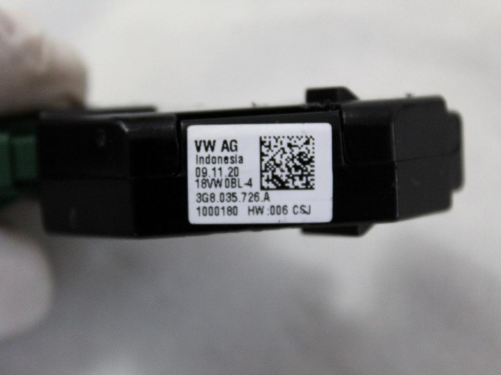 3G8035726A PORTA INGRESSO USB-C VOLKSWAGEN PASSAT SW 2.0 D 4X4 147KW AUT 5P (2021) RICAMBIO USATO