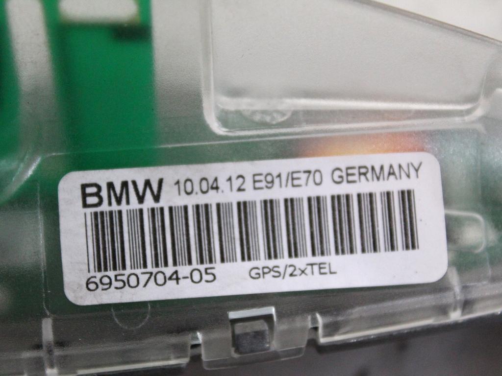 6950704 PINNA ANTENNA RICEVITORE GPS NAVIGATORE SATELLITARE BMW X1 E84 18D 2.0 D 105KW 6M 5P (2012) RICAMBIO USATO 