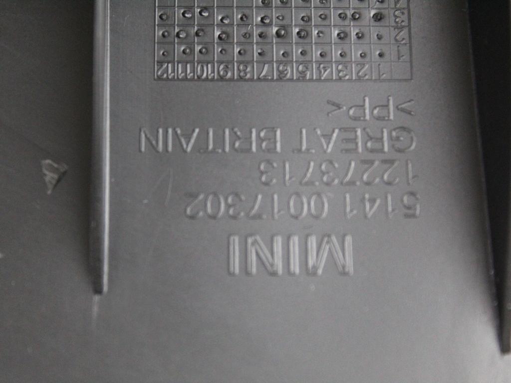 51417141275 PANNELLO INTERNO PORTA ANTERIORE SINISTRA CON RIVESTIMENTO IN PELLE MINI COOPER R50 1.6 B 85KW 5M 3P (2006) RICAMBIO USATO