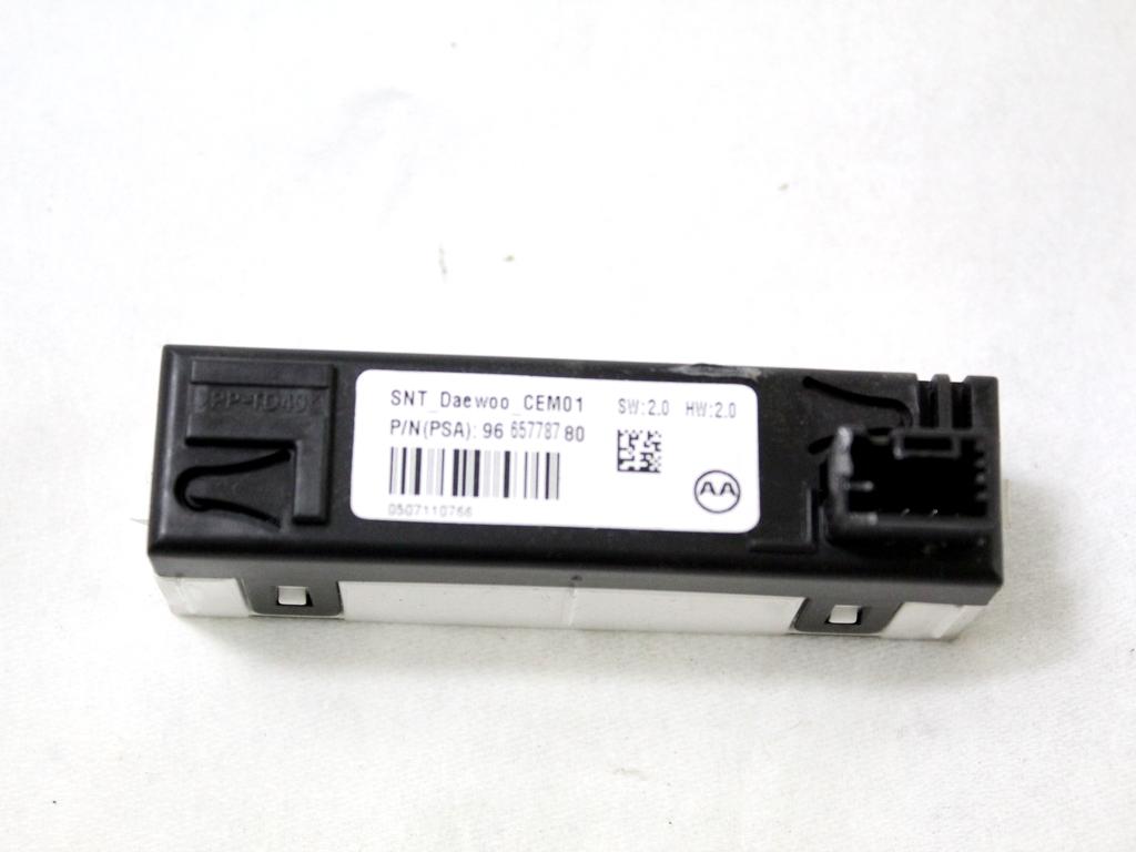 9665778780 DISPLAY INDICATORE SEGNALAZIONE CINTURE DI SICUREZZA CITROEN C4 1.6 D 82KW 6M 5P (2012) RICAMBIO USATO