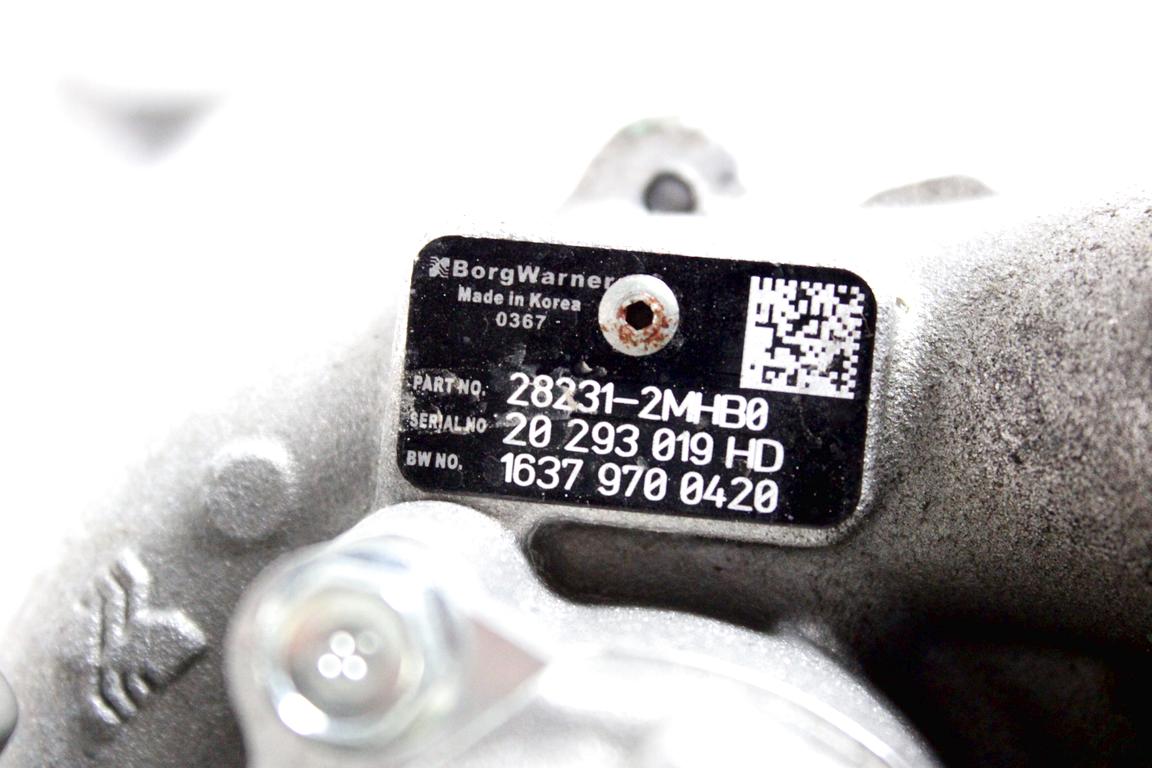 28231-2MHB0 TURBINA TURBOCOMPRESSORE HYUNDAI TUCSON 1.6 I 132KW AUT 5P (2021) RICAMBIO USATO