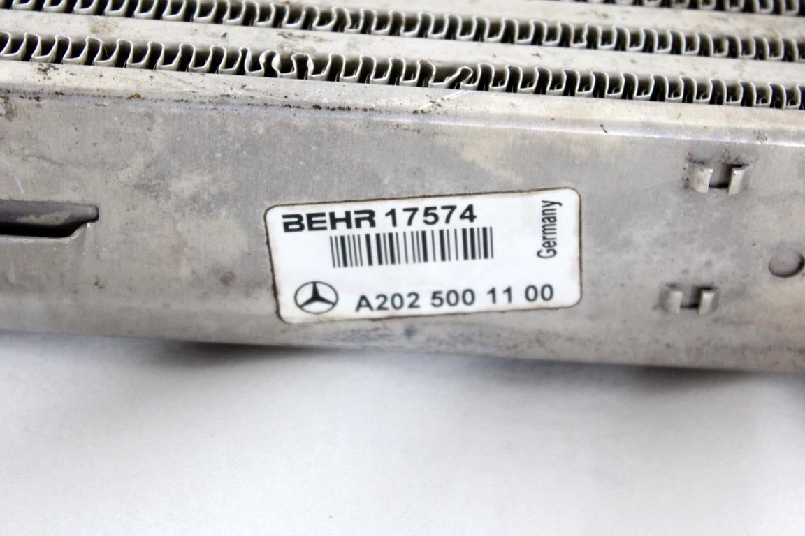 A2025001100 RADIATORE INTERCOOLER SCAMBIATORE ARIA/ARIA MERCEDES CLASSE C 220 CDI W202 2.2 D 92KW 5M 4P (1999) RICAMBIO USATO