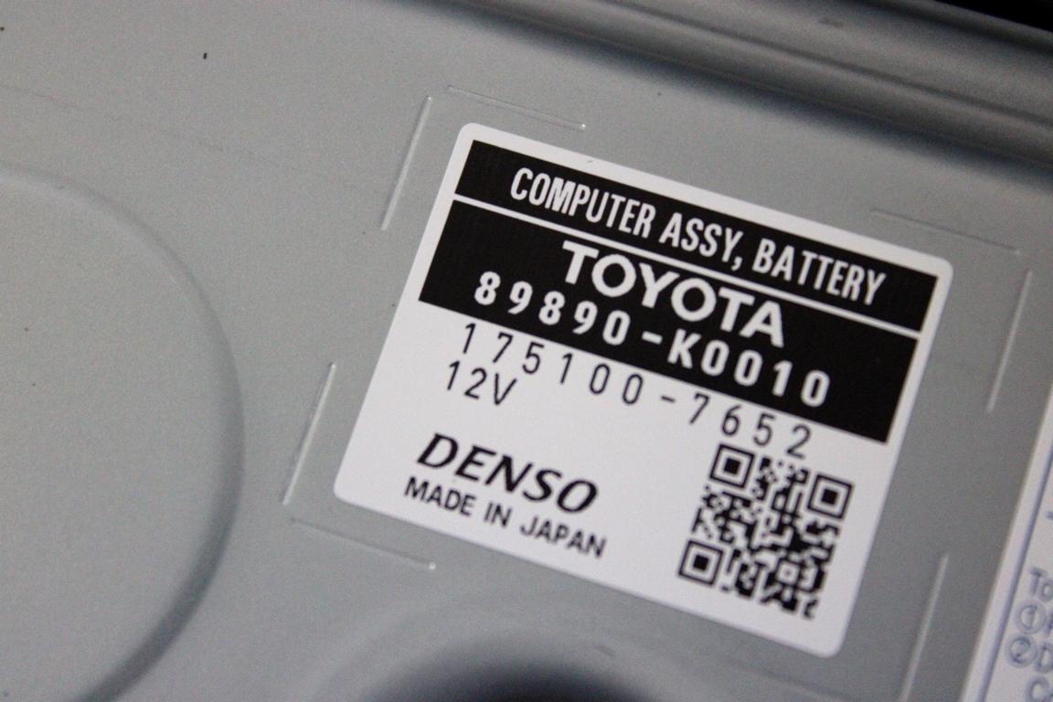 89890-K0010 CENTRALINA BATTERIA ALTA TENSIONE TOYOTA YARIS P21 1.5 I 68KW AUT 5P (2021) RICAMBIO USATO 175100-7652